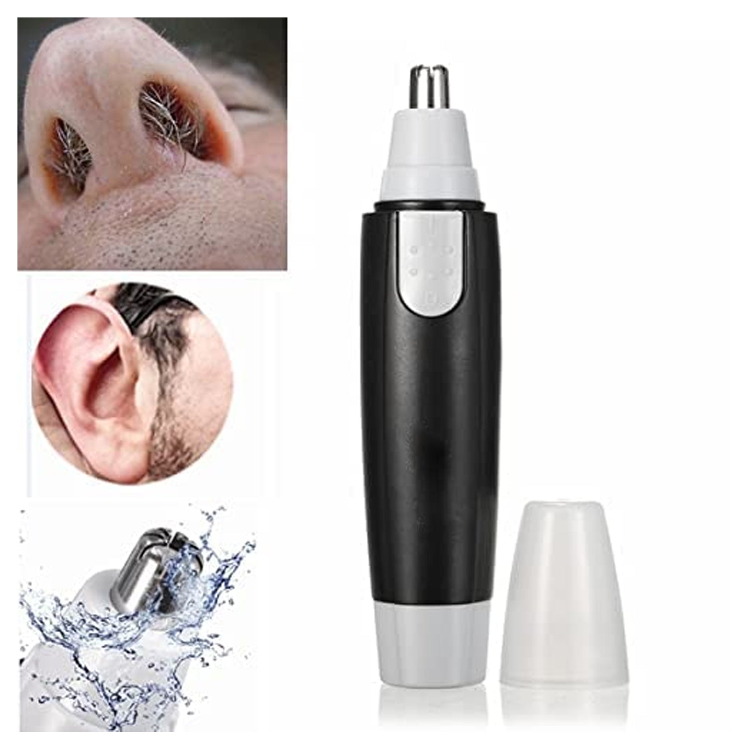 6003 Sharp New Ear and Nose Hair Trimmer Professional Heavy Duty Steel Nose Clipper Battery-Operated. DeoDap 6003 Sharp New Ear and Nose Hair Trimmer Professional Heavy Duty Steel Nose Clipper Battery-Operated. DeoDap